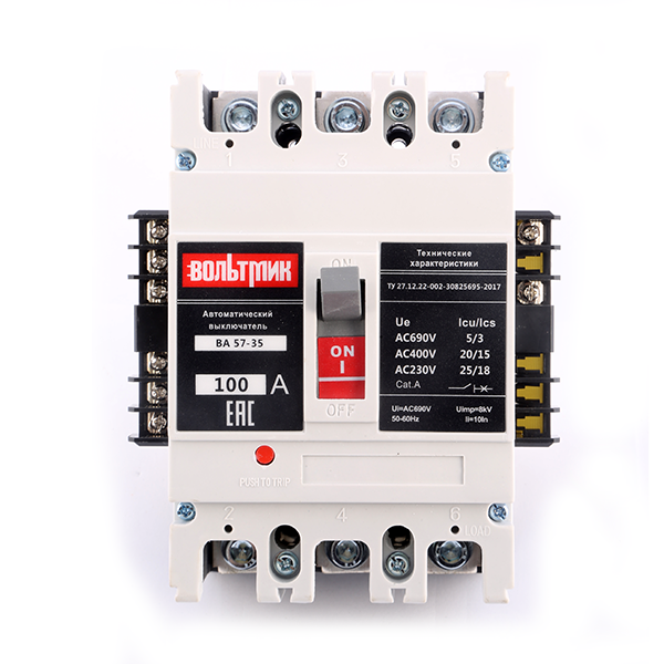 (S) Авт.выключатель ВА 57-35 341810 250А 2500 (НР-380АС) фото