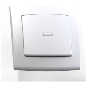 Выключатель 1-кл СП 6А IP20 с подсв. бел. С16-180 Елизавета 6414 фото